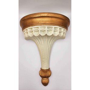 Vintage Regency Style Crackeld Floating Shelf - Bridgerton!